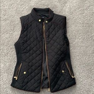 Saved By the Dress Sleek Black Vest